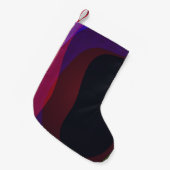 Petite Chaussette De Noël Abstrait couleur foncé 716 (Devant (Accrochage))