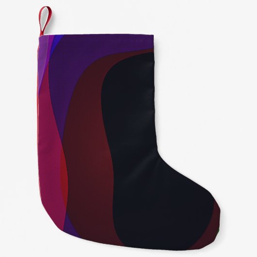 Petite Chaussette De Noël Abstrait couleur foncé 716 (Devant)