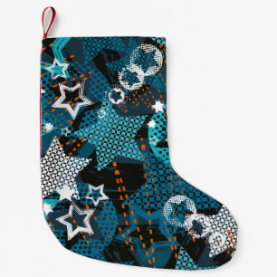 Petite Chaussette De Noël Abstrait grunge star motif Creative the backgrou