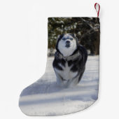 Petite Chaussette De Noël Accuser à travers le stockage de Noël Husky (Dos)