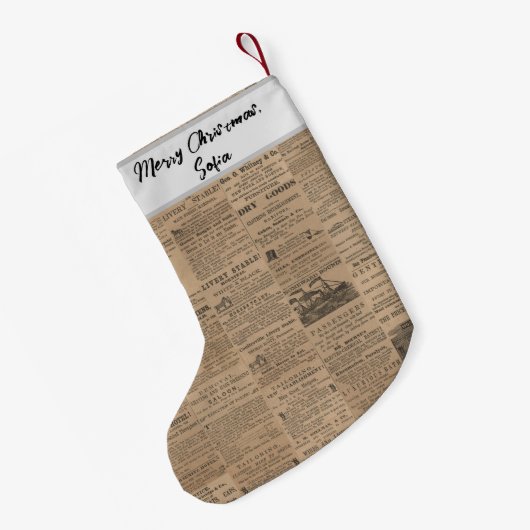 Petite Chaussette De Noël Ads of the Past, NY 1856 (Dos (Accrochage))