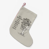 Petite Chaussette De Noël Afficher vos cadeaux (Devant (Accrochage))