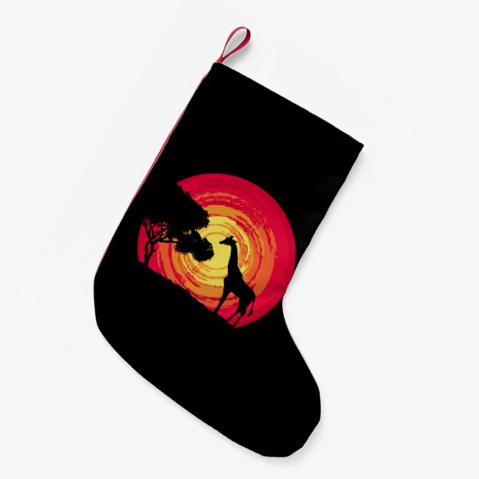 Petite Chaussette De Noël African sunset (Devant (Accrochage))