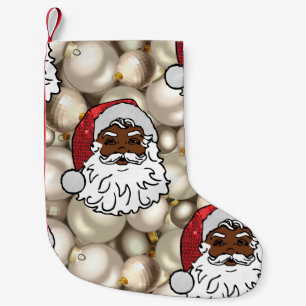 Petite Chaussette De Noël afrique santa claus stockage de noël