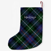 Petite Chaussette De Noël Agritourisme rustique MacKenzie Tartan (Dos)