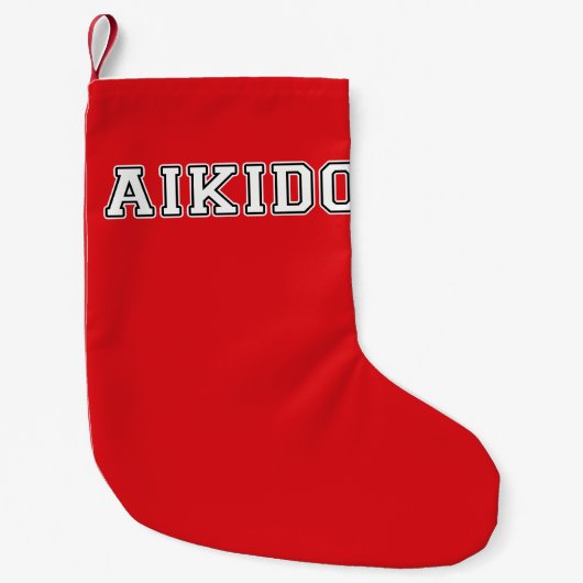 Petite Chaussette De Noël Aikido (Devant)