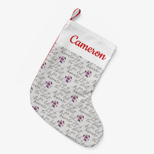 Petite Chaussette De Noël Ajoutez votre vie nommée de est trop court pour