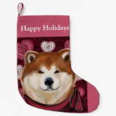 PETITE CHAUSSETTE DE NOËL AKITA (Devant)