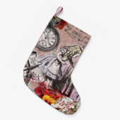 Petite Chaussette De Noël Alice rideau absurde merveilleuse (Devant (Accrochage))