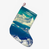 Petite Chaussette De Noël Alien Planet - 3D ed Computer Artwork. Rochers et  (Devant (Accrochage))