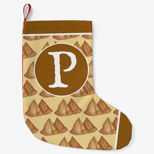 Petite Chaussette De Noël Alimentation indienne Cuisine végétarienne Fried S (Devant)