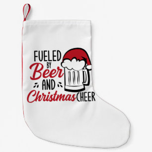 Petite Chaussette De Noël Alimenté par la bière et la fête de Noël
