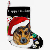 PETITE CHAUSSETTE DE NOËL ALMAN SHEPHERD (Devant)