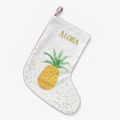 Petite Chaussette De Noël Aloha ananas (Devant (Accrochage))