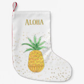 Petite Chaussette De Noël Aloha ananas (Devant)