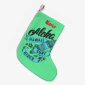 Petite Chaussette De Noël Aloha Hawaii Surf Rider Thunder_Cove (Devant (Accrochage))