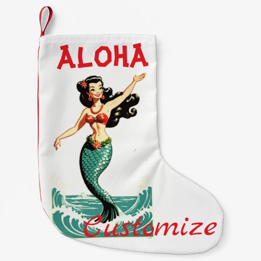 Petite Chaussette De Noël Aloha Mermaid Thunder_Thunder_Cove (Devant)