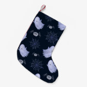 Petite Chaussette De Noël Amusant Motif d'Halloween Spider Fantôme. (Devant (Accrochage))