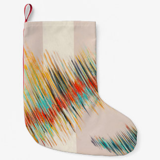 Petite Chaussette De Noël An abstract painting; jagged lines arranged in irr