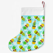 Petite Chaussette De Noël Ananas de Noël Tropical (Dos)