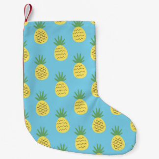 Petite Chaussette De Noël Ananas délice : Tropical Fruit Print