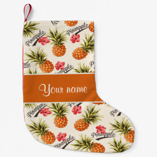 Petite Chaussette De Noël Ananas et ketmie