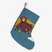 Petite Chaussette De Noël Angel (Devant (Accrochage))