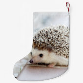 Petite Chaussette De Noël Animal mignon de hérisson de bébé (Dos)