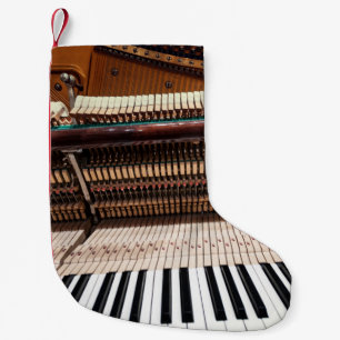 Petite Chaussette De Noël Antique Vieux Concert Piano Photo