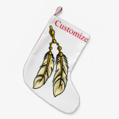 Petite Chaussette De Noël Apache Feathers Thunder_Cove (Devant (Accrochage))