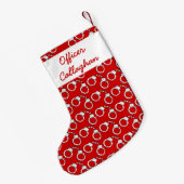 Petite Chaussette De Noël Application de la loi amusant menottes modélisées (Dos (Accrochage))