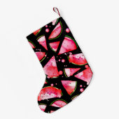 Petite Chaussette De Noël Aquarelle 2 (Dos (Accrochage))