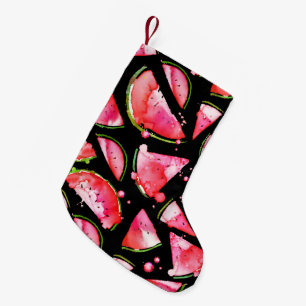 Petite Chaussette De Noël Aquarelle 2