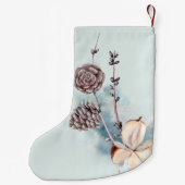 Petite Chaussette De Noël Aquarelle Bois Deer (Dos)