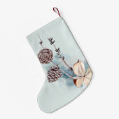 Petite Chaussette De Noël Aquarelle Bois Deer (Dos (Accrochage))