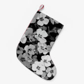 Petite Chaussette De Noël Aquarelle Fleur rouge 2 (Devant (Accrochage))