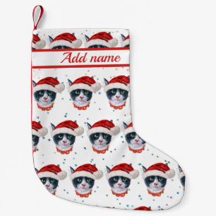 Petite Chaussette De Noël Aquarelle Noir Et Blanc De Noël