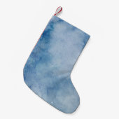 Petite Chaussette De Noël Aquarelle texture peinture arrière - plan (Devant (Accrochage))