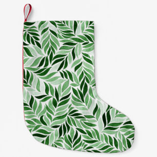 Petite Chaussette De Noël Aquarelle tirée à la main Motif Abstrait sans cout