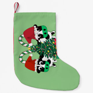 Petite Chaussette De Noël Arbre de la fête de Noël des vaches