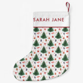 Petite Chaussette De Noël Arbre de Noël (Dos)