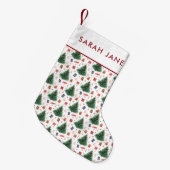 Petite Chaussette De Noël Arbre de Noël (Devant (Accrochage))