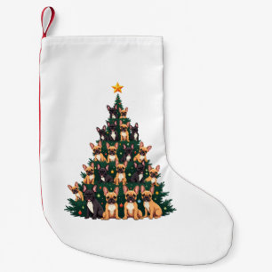Petite Chaussette De Noël Arbre de Noël avec chiens Terrier Noël Cadeau