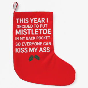 Petite Chaussette De Noël Arbre de Noël drôle Noël hilarant Noël grossier