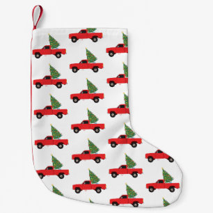 Petite Chaussette De Noël Arbre de Noël du camion de ramassage