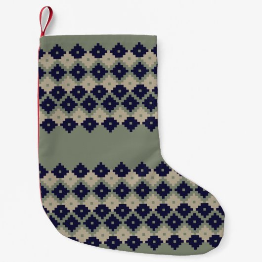 Petite Chaussette De Noël Argyle fair isle seamless pattern designabstract,  (Devant)