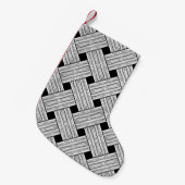 Petite Chaussette De Noël Arrière - plan avec patte transparente traditionne (Devant (Accrochage))