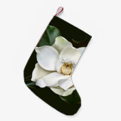 Petite Chaussette De Noël Arrière - plan blanc Magnolia Closeup Vert (Devant (Accrochage))