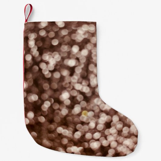 Petite Chaussette De Noël arrière - plan de texture parties scintillant or.  (Devant)