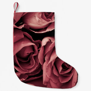 Petite Chaussette De Noël Arrière - plan Rose Vintage romantique